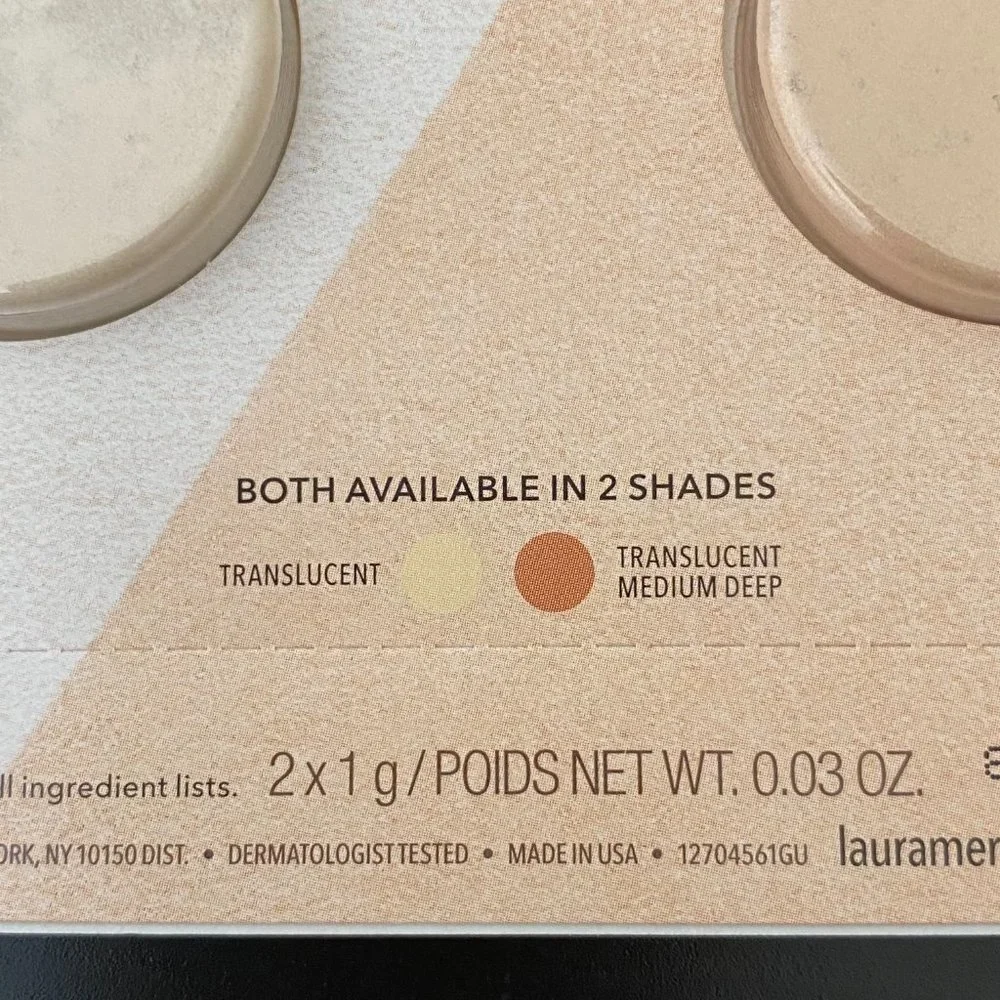 Laura Mercier Translucent Setting Powder duo (Matte finish & Glow finish)